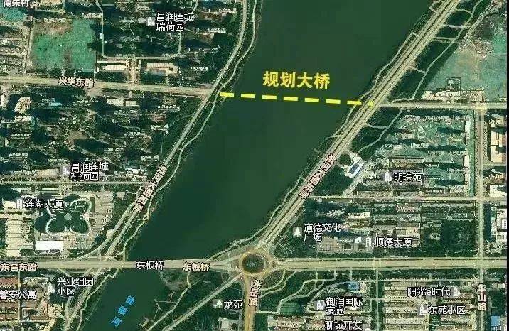 總投資約2.43億元！聊城興華路徒駭河橋進(jìn)入初步設計階段